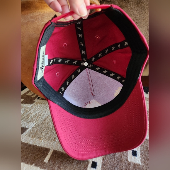 Arizona Coyotes Stevenson Ranch Red/Gold A Sun Adjustable Hat NWT - Picture 6 of 7